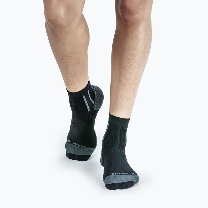 Pánské běžecké ponožky X-Socks Run Perform Ankle black/charcoal 2