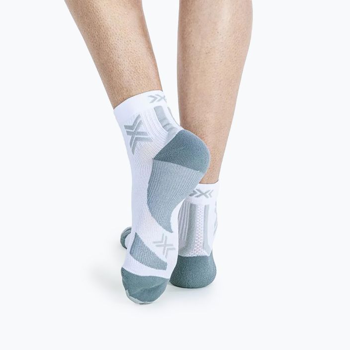 Pánské běžecké ponožky X-Socks Run Discover Ankle arctic white/pearl grey 4