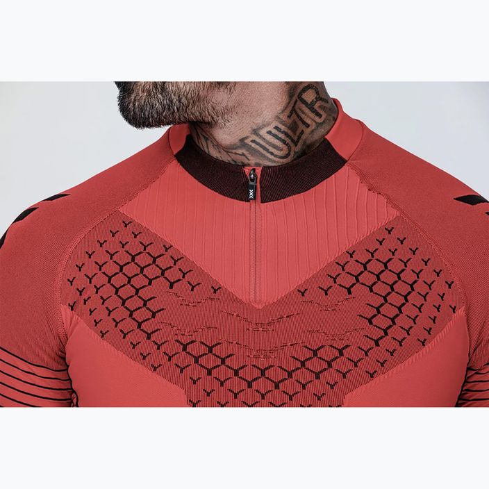 Pánské běžecké tričko  X-Bionic Twyce Race SS red/black 3