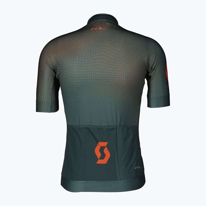 Pánský cyklistický dres  SCOTT RC Pro aruba green/braze orange 2