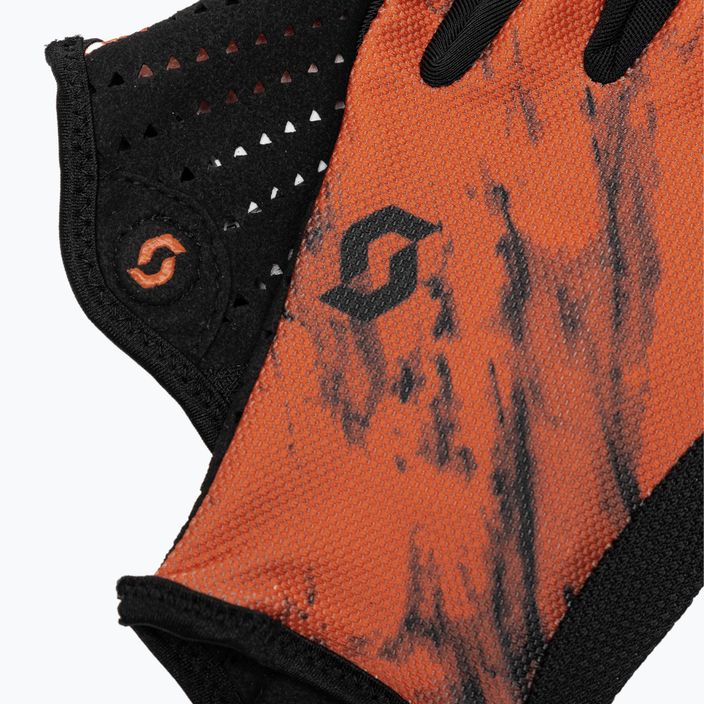Pánské cyklistické rukavice SCOTT Traction braze orange/black 4