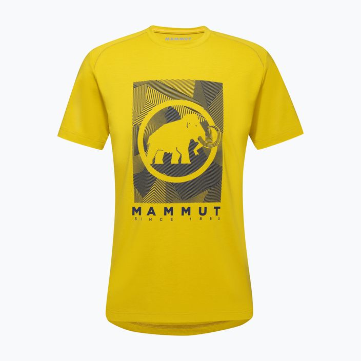 Pánské trekingové tričko MAMMUT Trovat žluté 4