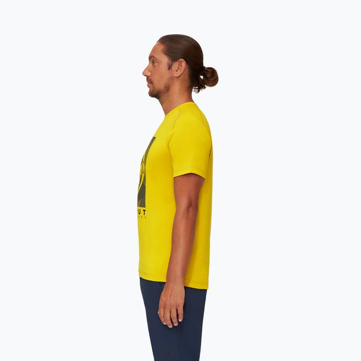 Pánské trekingové tričko MAMMUT Trovat žluté 2