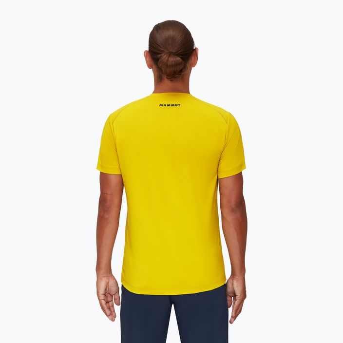 Pánské trekingové tričko MAMMUT Trovat žluté 3