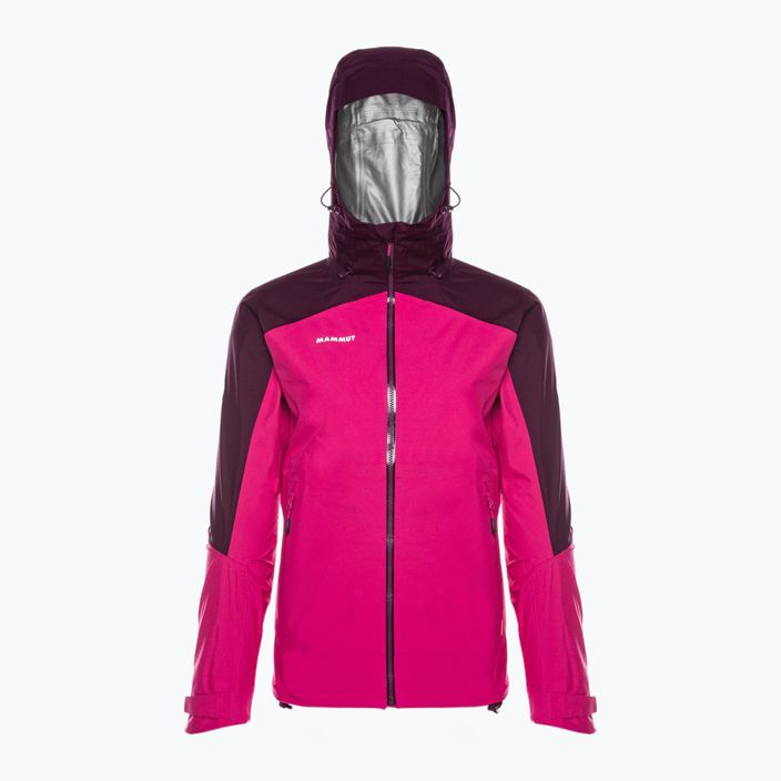 MAMMUT dámská bunda do deště Convey Tour HS s kapucí růžová 4