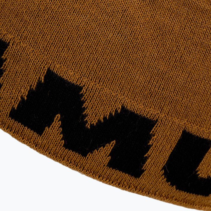 Mammut Logo zimní čepice hnědá a černá 1191-04891-7507-1 3