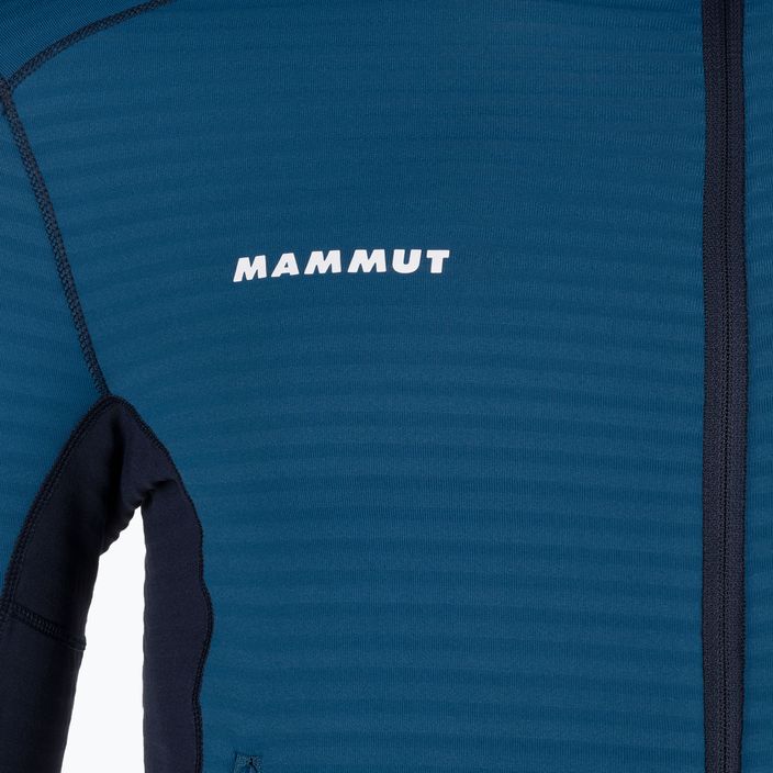 Pánská fleecová mikina Mammut Taiss Light ML s kapucí modrá 1014-04530-50554-114 6