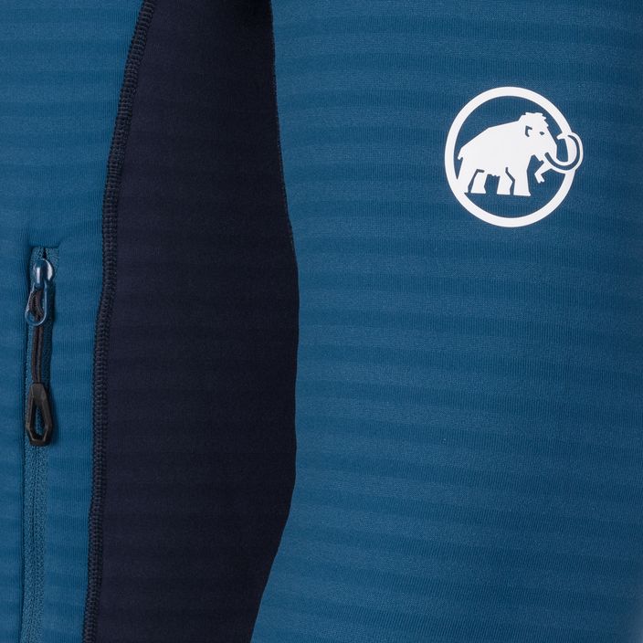 Pánská fleecová mikina Mammut Taiss Light ML s kapucí modrá 1014-04530-50554-114 7