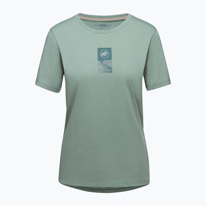 Dámské trekingové tričko  Mammut Core Emblem zelené 1017-04082 4
