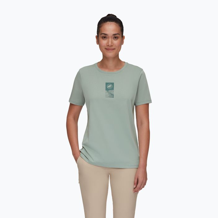 Dámské trekingové tričko  Mammut Core Emblem zelené 1017-04082