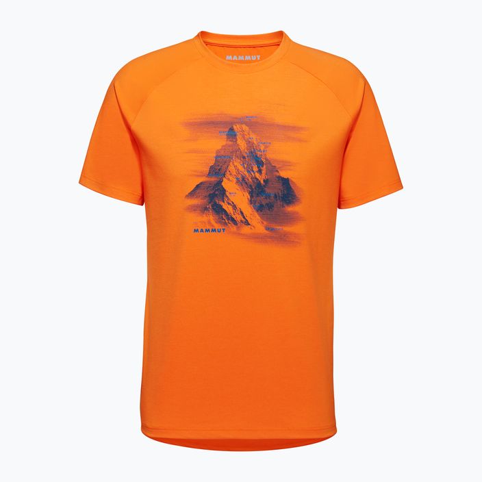 Pánské trekingové tričko  Mammut Mountain Hörnligrat oranžové 1017-05290 4