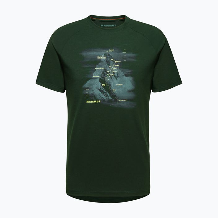 Pánské trekingové tričko  Mammut Mountain Hörnligrat hnědé 1017-05290 4