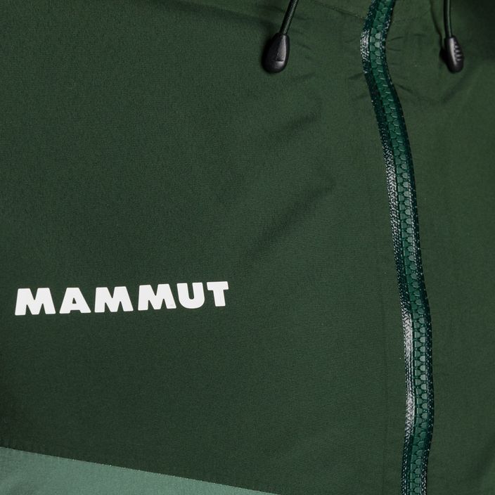 Pánská bunda do deště Mammut Convey Tour HS s kapucí zelená 3
