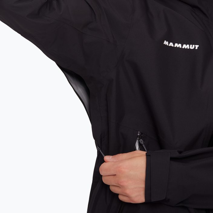 Pánská bunda do deště Mammut Alto Light HS černá 7