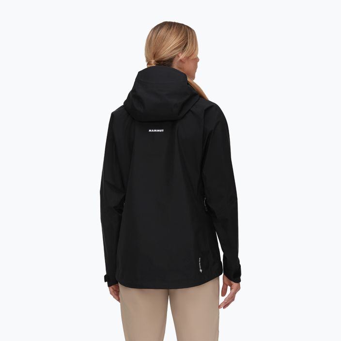 Dámská bunda do deště Mammut Crater IV HS Hooded black 2