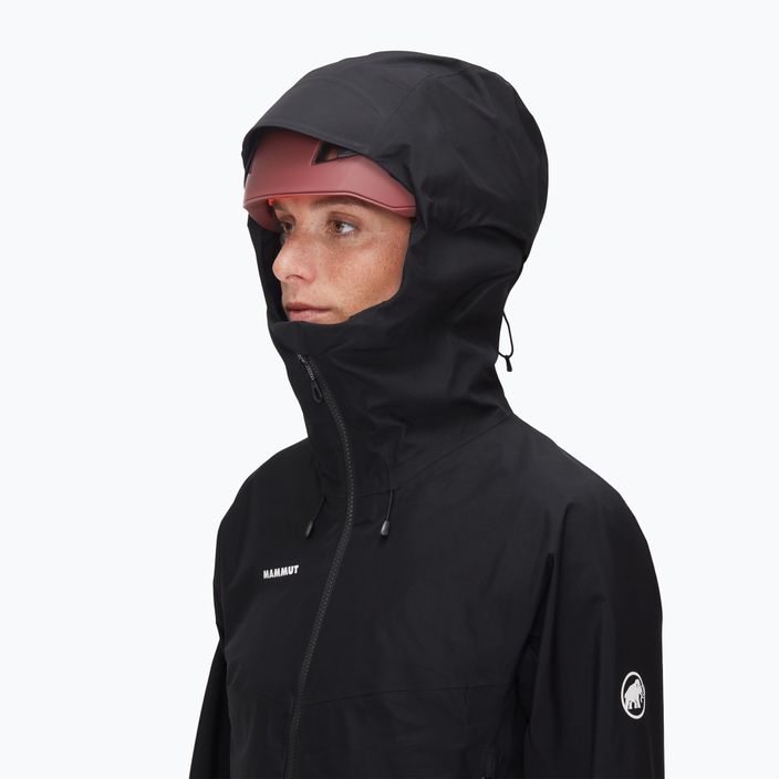 Dámská bunda do deště Mammut Crater IV HS Hooded black 4