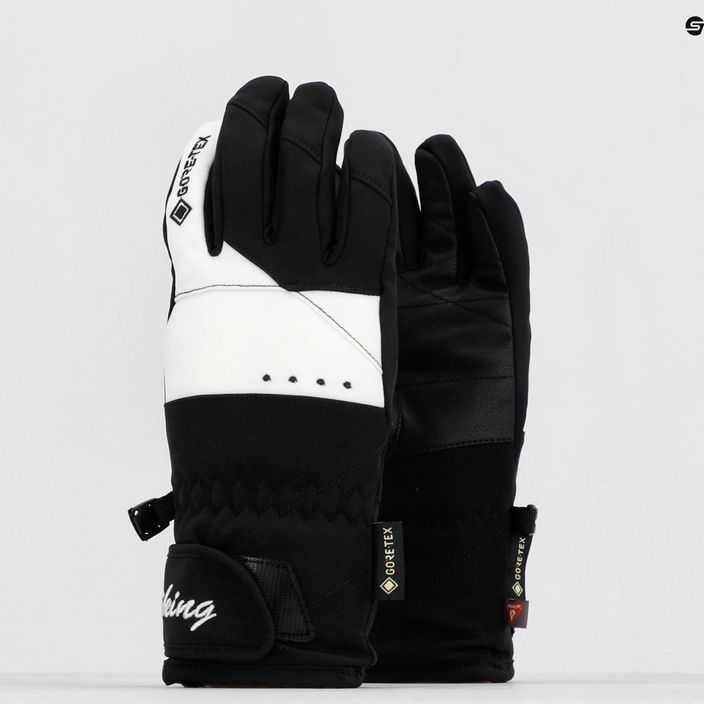 Dámské lyžařské rukavice Viking Sherpa GTX Ski černo-bílé  150/22/9797/01 8