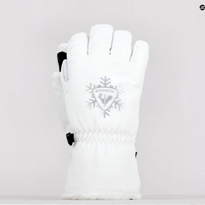 Dámské lyžařské rukavice Rossignol Perfy G white 7