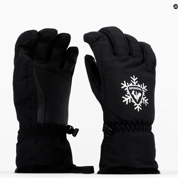 Dámské lyžařské rukavice Rossignol Perfy G black 7