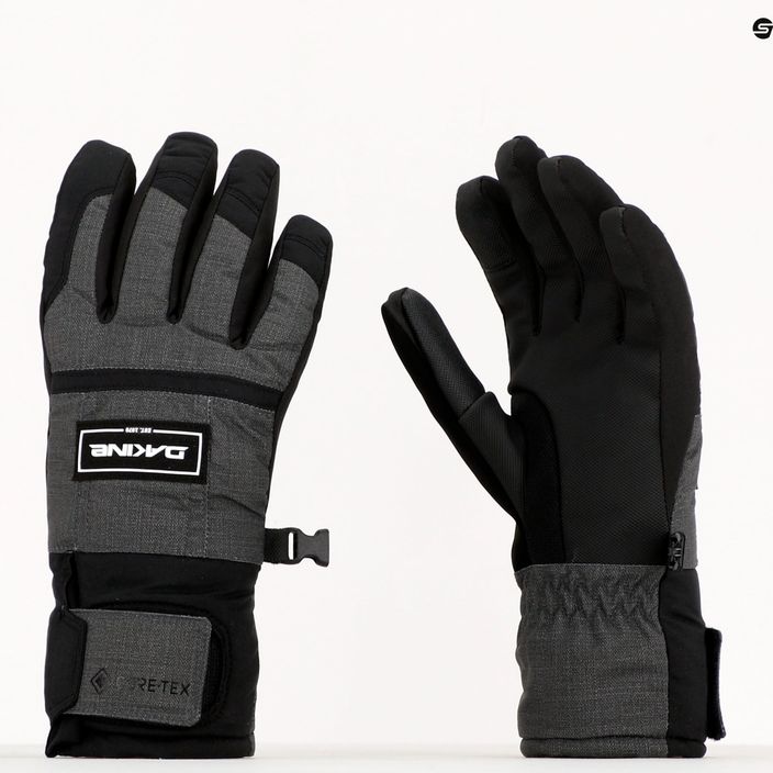 Dakine Bronco Gore-Tex pánské snowboardové rukavice šedo-černé D10003529 6