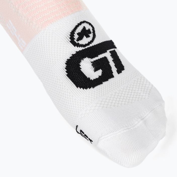 Cyklistické ponožky ASSOS GT C2 cosmic rose 3