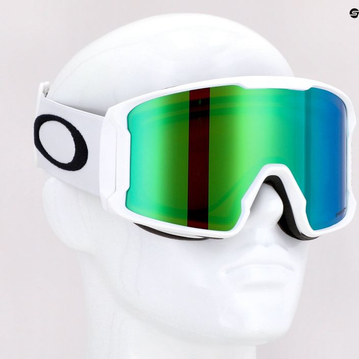 Lyžařské brýle Oakley Line Miner L bílé OO7070-14 10