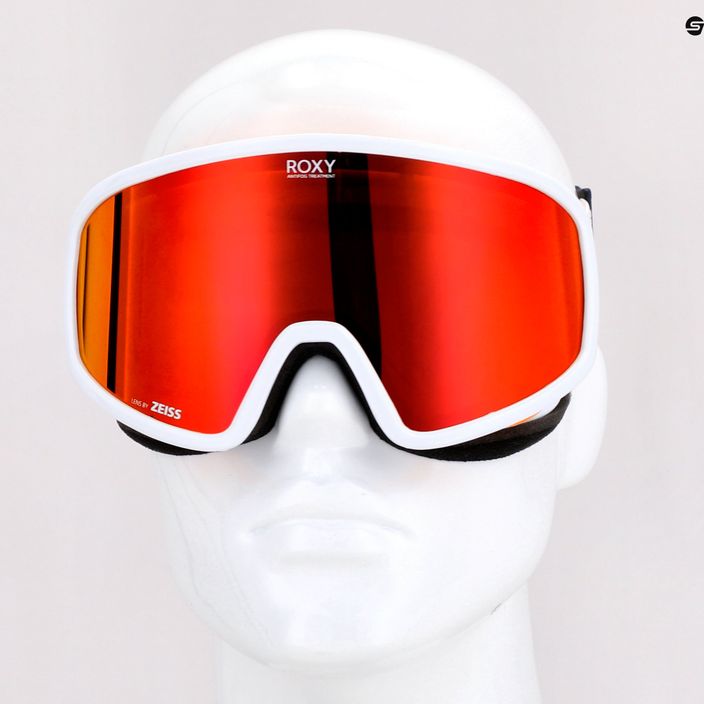 Dámské snowboardové brýle ROXY Feenity Color Luxe 2021 bright white/sonar ml revo red 8