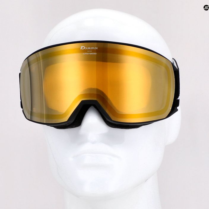 Lyžařské brýle Alpina Nakiska Q-Lite black matt/gold 6