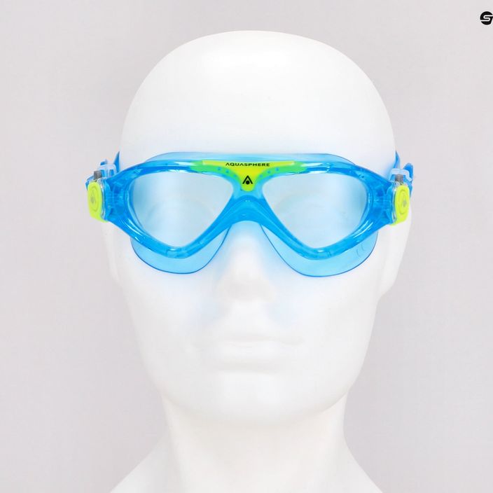 Dětská plavecká maska Aqua Sphere Vista světle modrá MS5084307LC 7