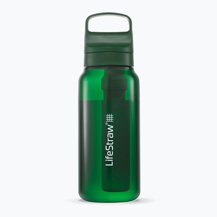Cestovní láhev Lifestraw Go 2.0 z filtrem 1 l terrace green