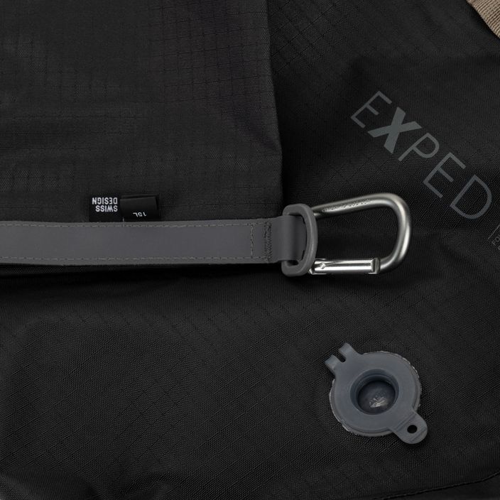 Voděodolný vak Exped Fold Drybag Endura 15L černý EXP-15 5