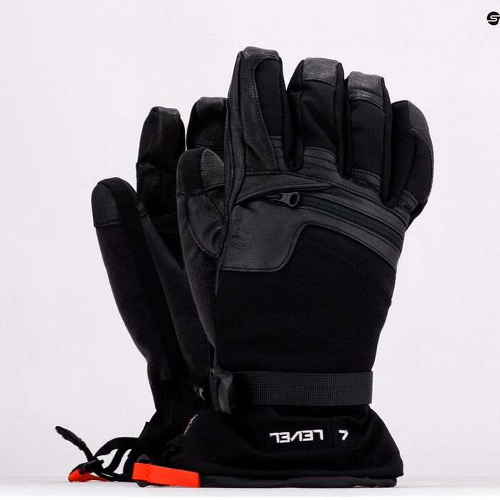 Pánské snowboardové rukavice Level Ranger Leather černé 2091 7