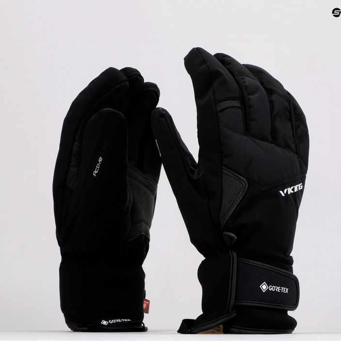 Pánské lyžařské rukavice Viking Branson GTX Ski černé 160/22/3054/09 9