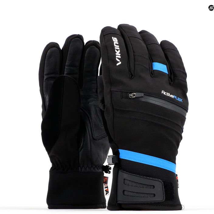 Pánské lyžařské rukavice Viking Kuruk Ski modré 112161285 15 8