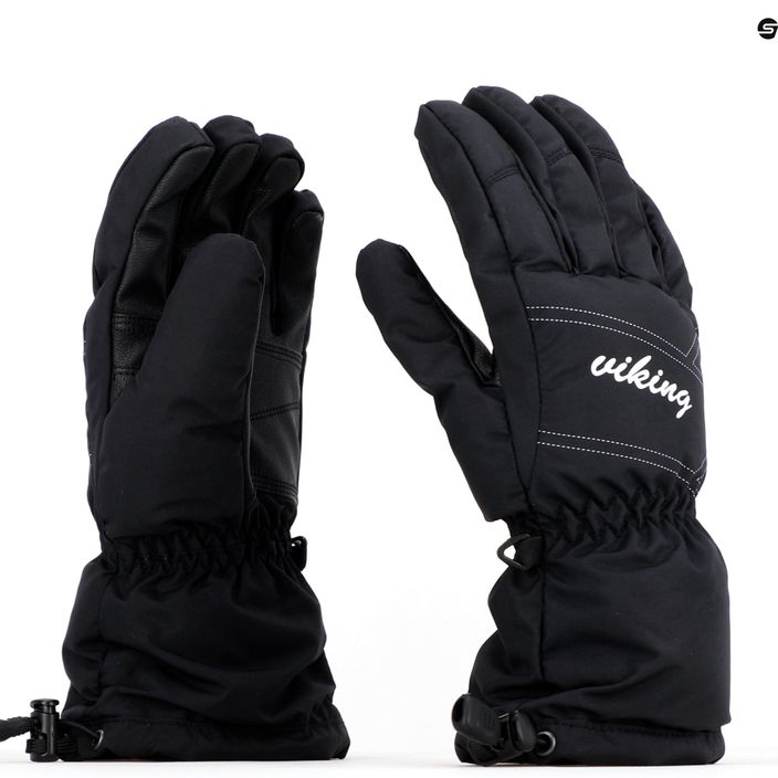 Lyžařské rukavice Viking Strix Ski černé  112/18/6280 8