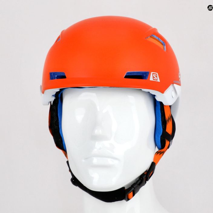 Lyžařská helma Salomon MTN Patrol oranžová L37886000 12