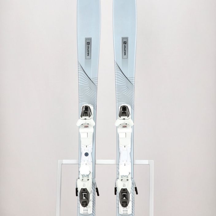 Dámské sjezdové lyže Salomon Stance W80 bílé + M10 GW L41494000/L4113260010 10