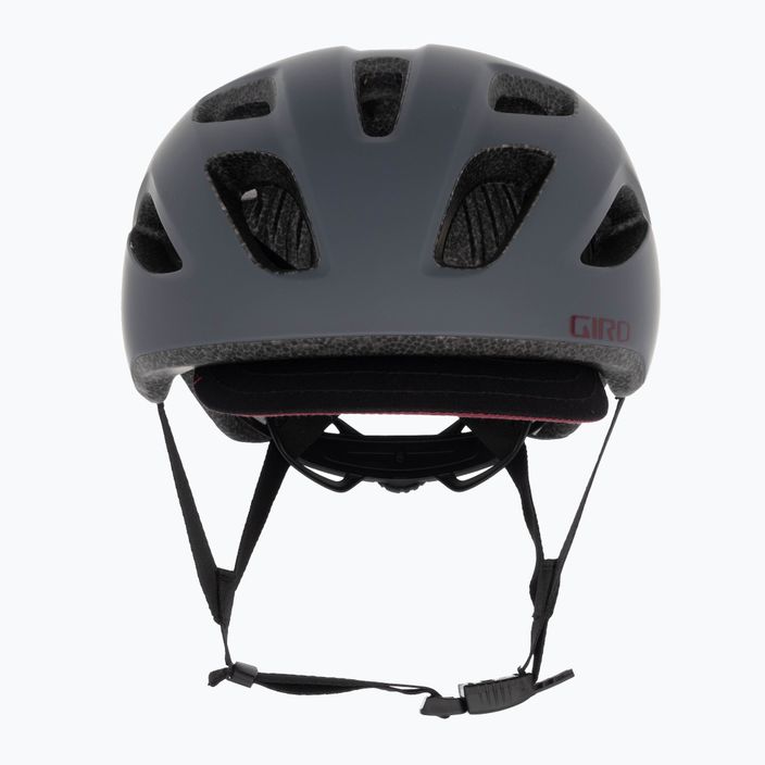 Cyklistická helma Giro Cormick matte grey maroon 2