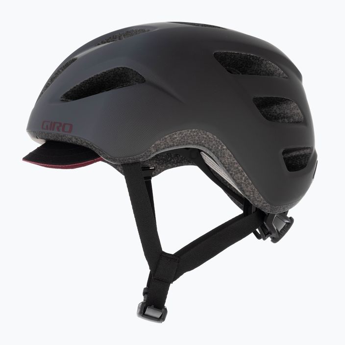 Cyklistická helma Giro Cormick matte grey maroon 5