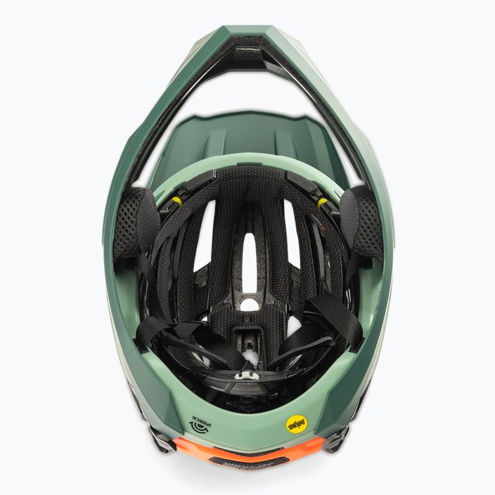 Cyklistická helma BELL Full Face SUPER AIR R MIPS SPHERICAL zelená BEL-7113695 4