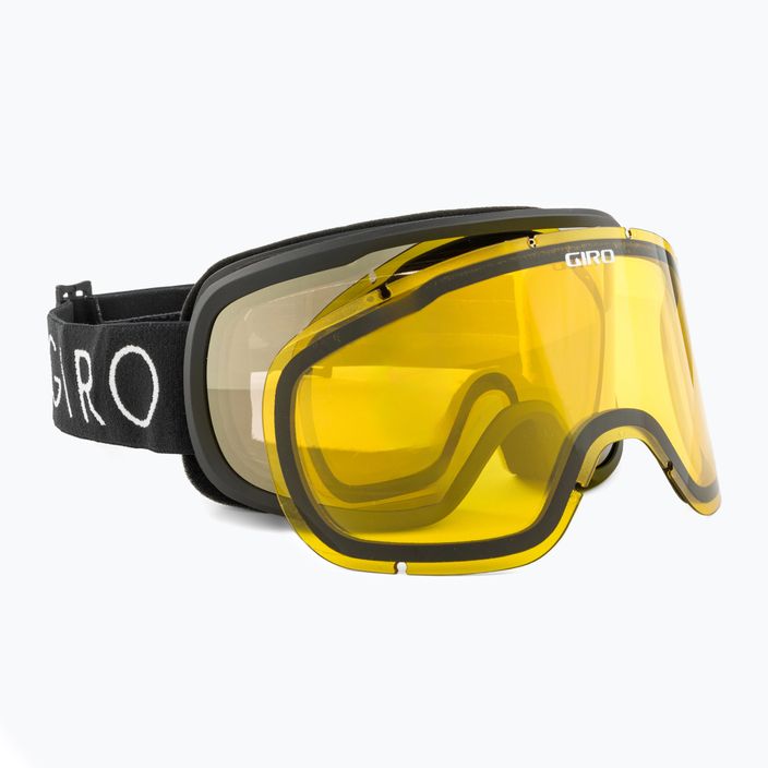 Dámské lyžařské brýle Giro Moxie black core light/amber gold/yellow
