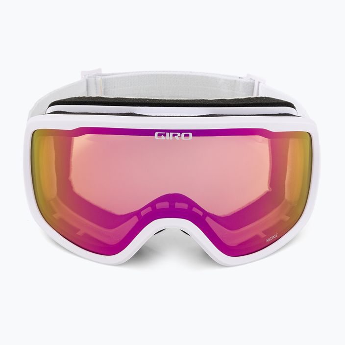 Dámské lyžařské brýle Giro Moxie white core light/amber pink/yellow 3
