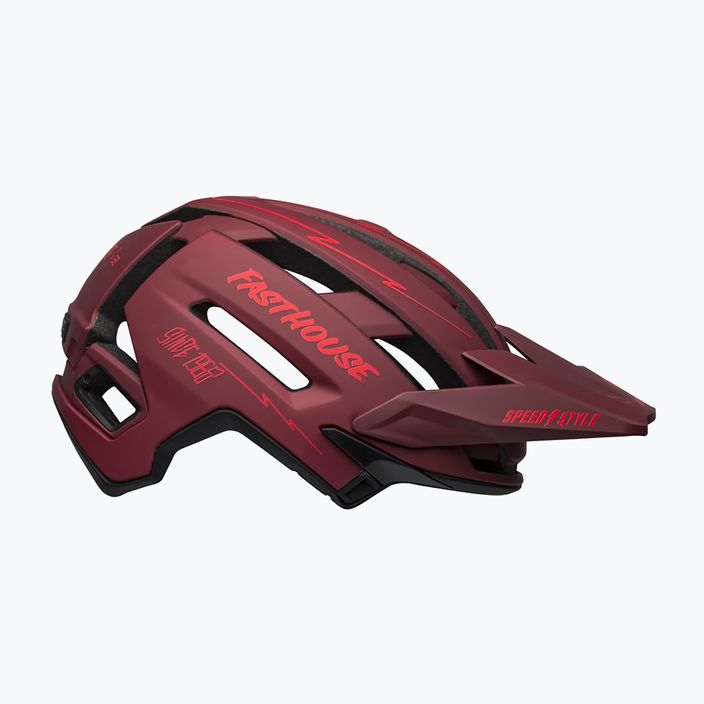 Cyklistická přilba Bell FF Super Air R MIPS Spherical 2023 matte red black/fasthouse 3