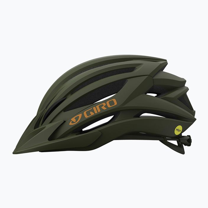 Cyklistická helma Giro Artex Integrated MIPS matte trail green 8