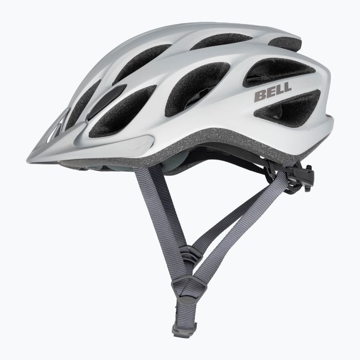 Cyklistická helma Bell Tracker matte silver 4