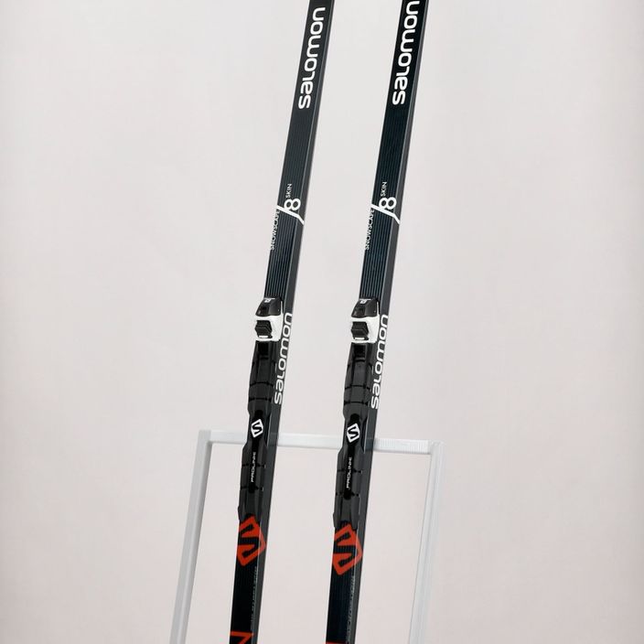 Salomon Snowscape 8 Skin + Prolink Auto běžecké lyže černá/červená L413753PM 11