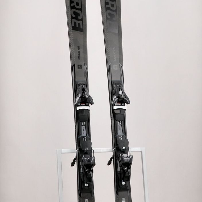 Pánské sjezdové lyže Salomon S/Force Ti.80 šedé + Z12 GW L41496000/L4146890010 11