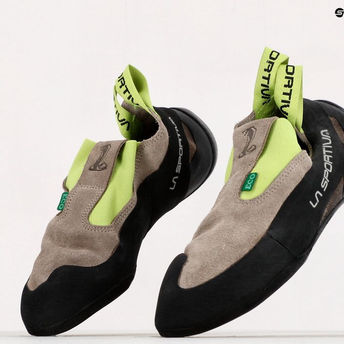 Lezecká obuv La Sportiva Cobra Eco hnědá a zelená 20O804705 11