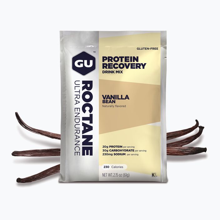 Regenerační nápoj  GU Roctane Recovery Drink Mix vanilla bean 2