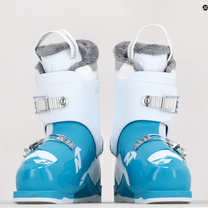 Dětské lyžařské boty Nordica Speedmachine J2 modré a bílé 15